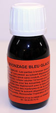 Bronzage bleu glacé à l'ancienne