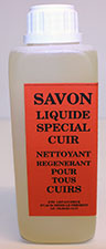 Savon liquide cuir