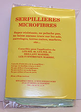 Serpillère microfibres