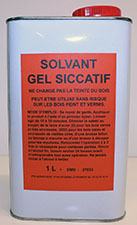 Solvant gel siccatif